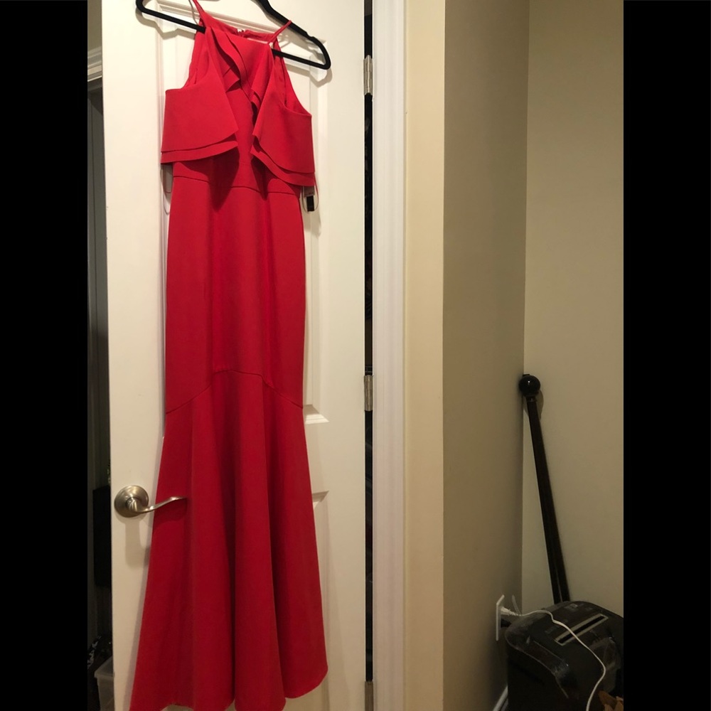Nicole Miller Gown in Fushia. Size 4. Brand new.